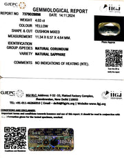 4.03/CT Natural Ceylonese Pukhraj with Govt Lab Certificate-23310